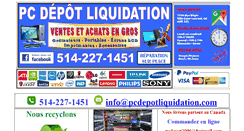 Desktop Screenshot of pcdepotliquidation.com